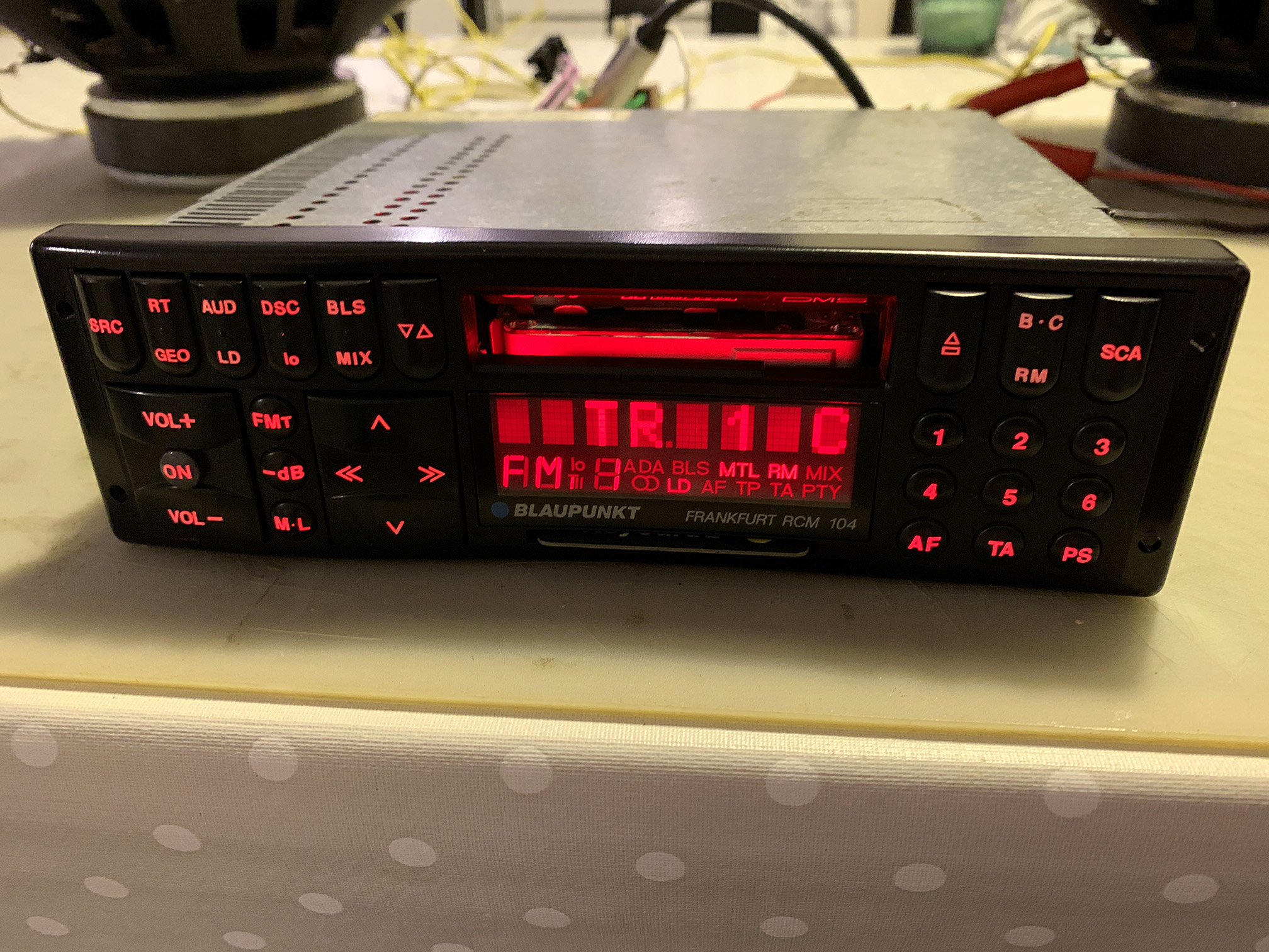 MX-5 NA Radio Blaupunkt RCM 104 6